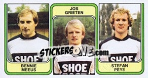 Sticker Bennie Meeus / Jos Grieten / Stefan Peys - Football Belgium 1982-1983 - Panini