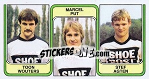 Figurina Toon Wouters / Marcel Put / Stef Agten - Football Belgium 1982-1983 - Panini