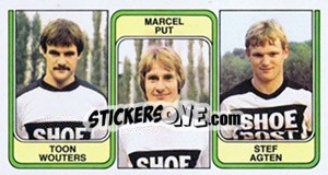 Sticker Toon Wouters / Marcel Put / Stef Agten - Football Belgium 1982-1983 n. 381 - Panini