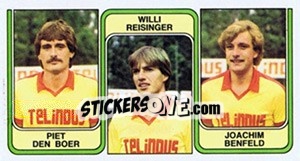 Sticker Piet den Boer / Willi Reisinger / Joachim Benfeld - Football Belgium 1982-1983 n. 406 - Panini