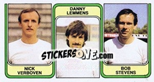 Cromo Nick Verboven / Danny Lemmens / Bob Stevens - Football Belgium 1982-1983 - Panini