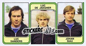 Cromo Luc Sanders / Luc De Jaegher / Johan Siau