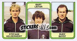 Sticker Stefaan Helderweirt / Bart Lietar / Rudy Buyst - Football Belgium 1982-1983 n. 422 - Panini