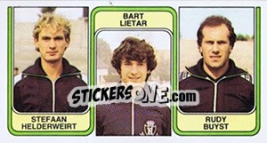 Figurina Stefaan Helderweirt / Bart Lietar / Rudy Buyst - Football Belgium 1982-1983 - Panini