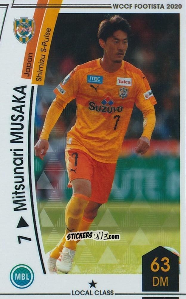 Sticker Mitsunari Musaka - Wccf Footista 2020 Serie F20-3
 n. 53 - Panini