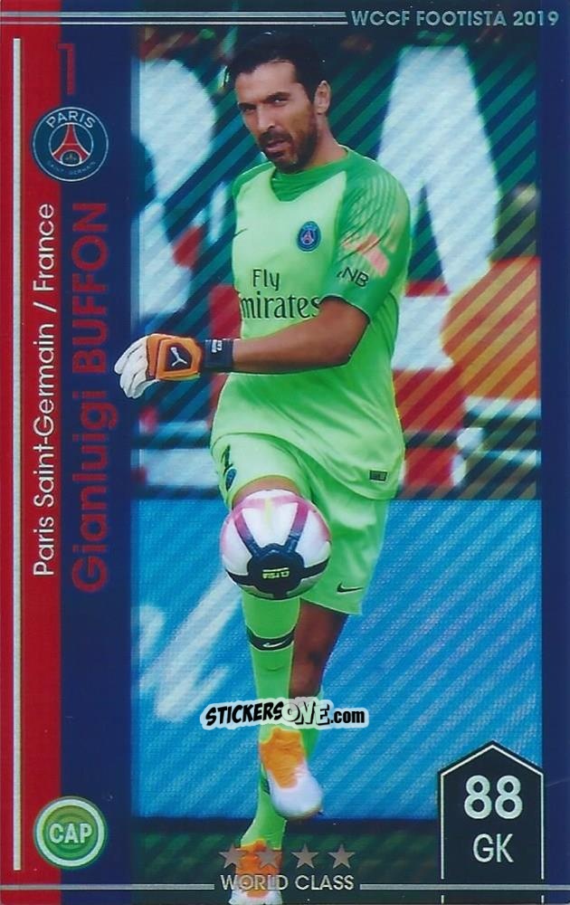 Sticker Gianluigi Buffon - Wccf Footista 2019 F19-2
 n. 8 - Panini