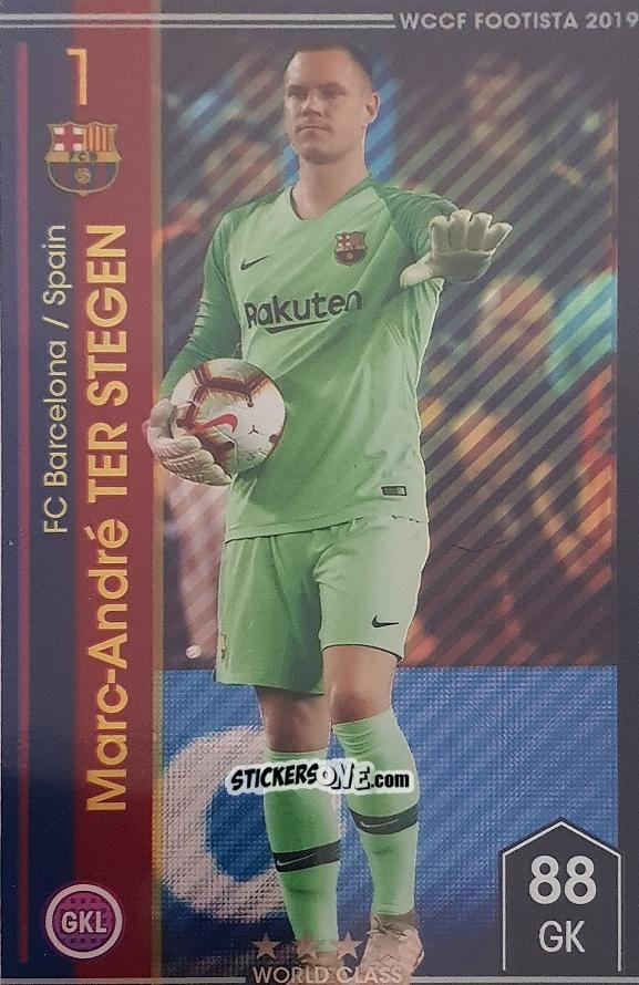 Cromo Marc-Andre ter Stegen - Wccf Footista 2019 F19-2
 n. 23 - Panini