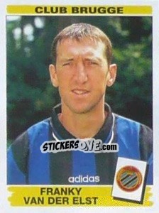 Sticker Franky van der Elst - Football Belgium 1995-1996 n. 112 - Panini