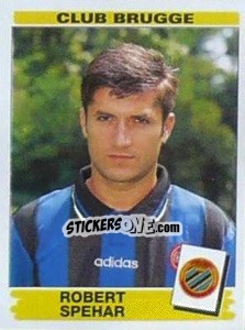 Sticker Robert Spehar - Football Belgium 1995-1996 - Panini