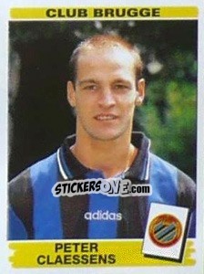 Sticker Peter Claessens - Football Belgium 1995-1996 n. 119 - Panini