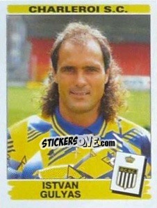 Sticker Istvan Gulyas - Football Belgium 1995-1996 - Panini
