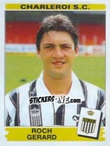 Figurina Roch Gerard - Football Belgium 1995-1996 - Panini