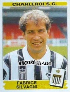Sticker Fabrice Silvagni - Football Belgium 1995-1996 - Panini