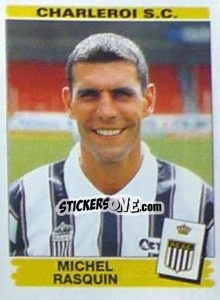 Sticker Michel Rasquin - Football Belgium 1995-1996 - Panini