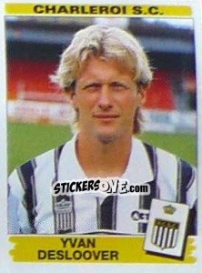 Sticker Yvan Desloover - Football Belgium 1995-1996 n. 129 - Panini