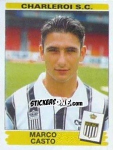Sticker Marco Casto - Football Belgium 1995-1996 n. 131 - Panini