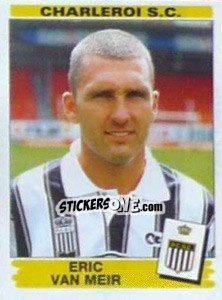 Cromo Eric van Meir - Football Belgium 1995-1996 - Panini