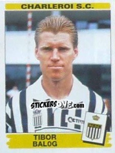 Sticker Tibor Balog - Football Belgium 1995-1996 n. 134 - Panini