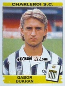 Cromo Gabor Bukran - Football Belgium 1995-1996 - Panini