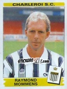 Sticker Raymond Mommens - Football Belgium 1995-1996 - Panini
