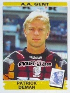 Sticker Patrick Deman - Football Belgium 1995-1996 - Panini