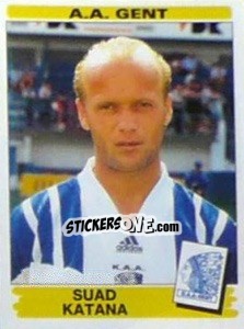 Sticker Suad Katana - Football Belgium 1995-1996 n. 147 - Panini