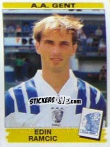 Sticker Edin Ramcic - Football Belgium 1995-1996 - Panini