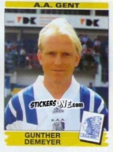 Cromo Gunther Demeyer - Football Belgium 1995-1996 n. 151 - Panini