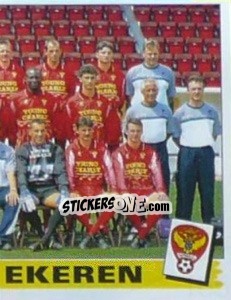 Sticker Elftal / Equipe - Football Belgium 1995-1996 - Panini