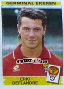Sticker Eric Deflandre - Football Belgium 1995-1996 n. 167 - Panini