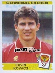 Sticker Ervin Kovacs - Football Belgium 1995-1996 - Panini