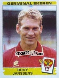 Figurina Rudy Janssens - Football Belgium 1995-1996 - Panini