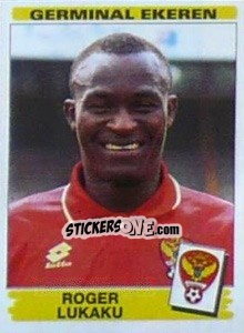 Sticker Roger Lukaku - Football Belgium 1995-1996 n. 177 - Panini