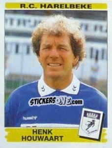 Sticker Henk Houwaart - Football Belgium 1995-1996 - Panini