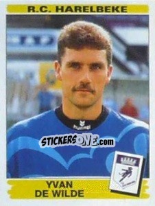 Sticker Yvan De Wilde - Football Belgium 1995-1996 - Panini