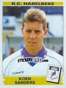 Figurina Koen Sanders - Football Belgium 1995-1996 n. 181 - Panini