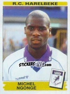 Cromo Michel Ngonge - Football Belgium 1995-1996 n. 191 - Panini