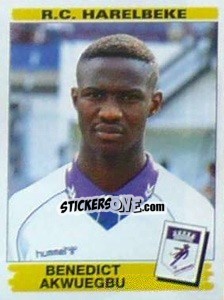 Cromo Benedict Akwuegbu - Football Belgium 1995-1996 n. 195 - Panini