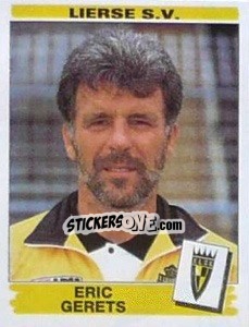 Sticker Eric Gerets - Football Belgium 1995-1996 - Panini