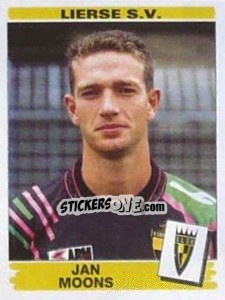 Sticker Jan Moons - Football Belgium 1995-1996 n. 199 - Panini