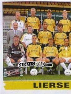 Sticker Elftal / Equipe - Football Belgium 1995-1996 n. 202 - Panini