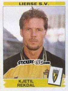 Sticker Kjetil Rekdal - Football Belgium 1995-1996 - Panini