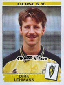 Sticker Dirk Lehmann - Football Belgium 1995-1996 n. 212 - Panini