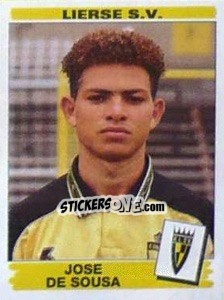 Sticker Jose De Sousa - Football Belgium 1995-1996 n. 214 - Panini