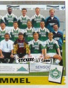 Sticker Elftal / Equipe - Football Belgium 1995-1996 n. 222 - Panini