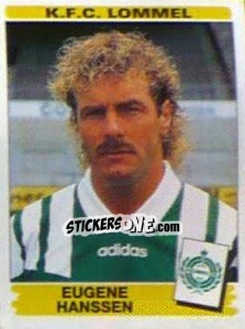 Sticker Eugene Hanssen - Football Belgium 1995-1996 - Panini