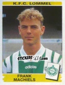 Sticker Frank Machiels - Football Belgium 1995-1996 - Panini