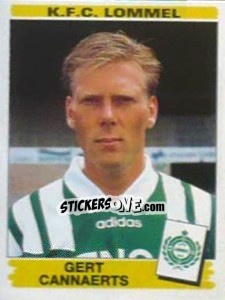 Sticker Gert Cannaerts - Football Belgium 1995-1996 - Panini