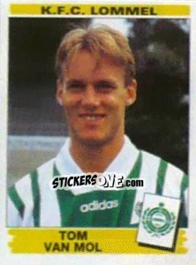 Sticker Tom van Mol - Football Belgium 1995-1996 - Panini