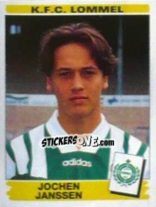 Sticker Jochen Janssen - Football Belgium 1995-1996 - Panini